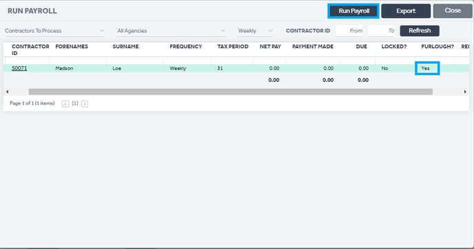 How to process furlough payments?